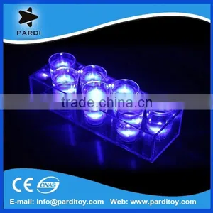 2OZ 60ML Liquid Activated Led Flashing Shot Glasses thumbnail-2