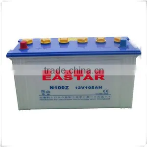 N100 12v 100ah Dry Charged Auto Car Battery thumbnail-1
