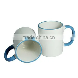 11OZ Ring and Rim Color Mug /sublimation Customized thumbnail-3