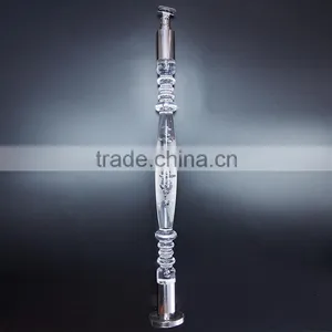 Clear Acrylic and Aluminum Platform Handrail/balustrade for Indoor Stair Hotel Stair Quality Choice thumbnail-1