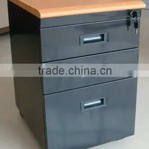Small Movable Steel File Cabinet Under Office Desk thumbnail-2