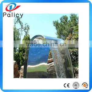 Wholesale Price Modern Stainless Steel Swimming Pool Waterfall Fountain thumbnail-3
