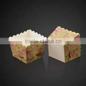XFB19 BAKEST New Hot Sale High Temperature Resistance Square DIY Baking Muffin Cake Paper Cup thumbnail-4