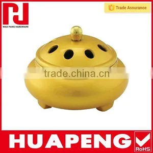 Resonable Price Supply Bronze Color Brass Incense Burner thumbnail-4