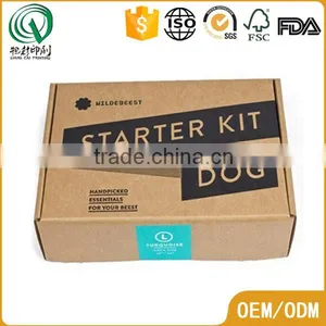 Wholesale Bio-degradable Printed Shipping Brown Kraft Paper Box Kraft Supplier's Choice thumbnail-1