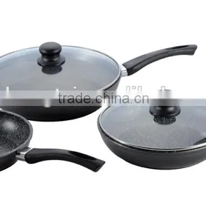 Aluminium Forged Marble Coated Kitchen Cookware Set thumbnail-2