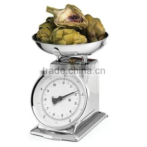 Accurate 1/3/5kg Kitchen Weighing Scale/Manual Kitchen Scale/Mechanical Stainless Steel Kitchen Weight Scale With Bowl thumbnail-1