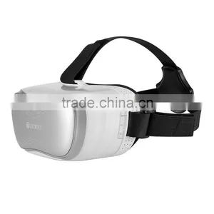 VR Virtual Reality 3D Glasses Headset Oculus Rift Head Mount 3D Movies Games For 3.5-6.0 Inch Phone + Bluetooth Remote Control thumbnail-1
