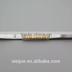 Factory Supply Girl Fashion Silver Skinny Belt thumbnail-2