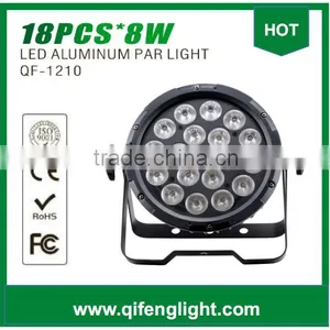 QF-1210 LED Aluminum Par Led Stage Lighting 18pcs*8w 4 in 1 thumbnail-1