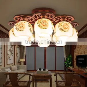Jingdezhen Decal Pastel Celling Light Modern Lights thumbnail-1