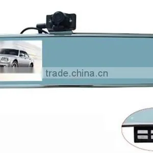 4.3" TFT LCD Screen Dual Lens Car Rearview Mirror Car Video Recorder thumbnail-5
