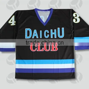 Cheap Custom Sublimation Printed Ice Hockey Jersey With Your Logo thumbnail-3