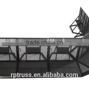RP Black Color Aluminum Mojo Barricade With Pass-through Gate thumbnail-4