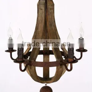 2016 Hot Sell Wooden Laser Cut Cutting Chandelier thumbnail-1