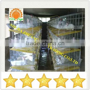 Hot Dip Galvanized 12 Rabbits Cage Farm With Clean Dung Tray thumbnail-1
