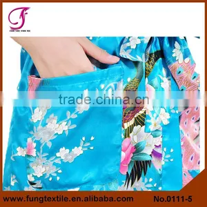 0111 Women Long Peacock Robe thumbnail-5