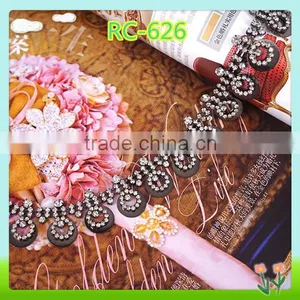 2016 Cheerfeel Bling Black Plated Rhinestone Chain for Decoration thumbnail-1