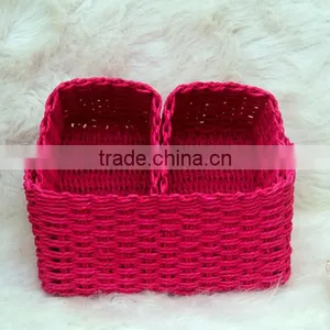 Straw Weaving Laundry Basket New Arrival Set With Lining Storage Basket thumbnail-2