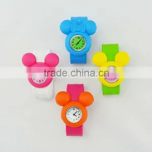 2012 Fashion MICKEY HEAD Silicone Slap Watch thumbnail-1