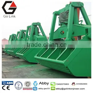 20Ton Electric Hydraulic Clamshell Grab Bucket Hydraulic Double Grabbucket for Handing Bulk Materia thumbnail-2