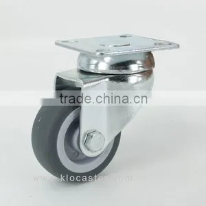 2" TPR Caster With Top Plate, 50mm TPR Light Duty Caster thumbnail-1