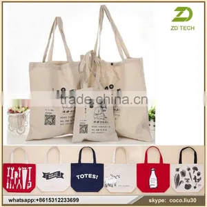 OEM Production Shopping Tote Bag ,custom Standard Size Canvas Tote Bag ZDS2003 thumbnail-5