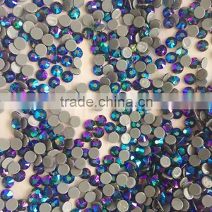 Euro Hotselling High Quality Strong Glue 5mm Emerald AB Scarf Hotfix Rhinestone thumbnail-3