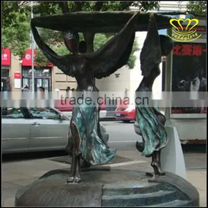 Ballet Dance Figure Bronze Sculpture Garden Scenic Spot in City Landscape Decoration thumbnail-5