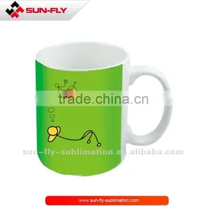 White Coated Ceramic Sublimation Mug 11oz (SFS-MG01) thumbnail-1