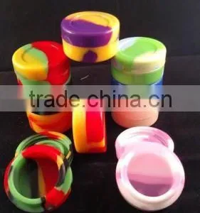 Colorful Silicone Insert Healthy Silicone Wax Jar With Lid Silicone Dab Wax Container Jars Small Silicone Container thumbnail-3