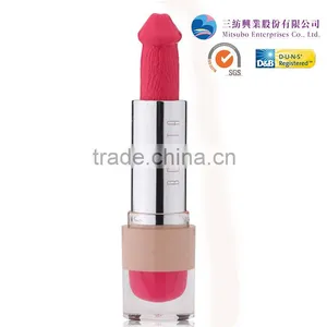 Red Lipstick On Penis OEM Penis Shaped Lipstick thumbnail-1