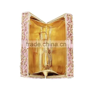 Hard Shell Crystal and Rhinestone Evening Bags (88142A-P2) thumbnail-5