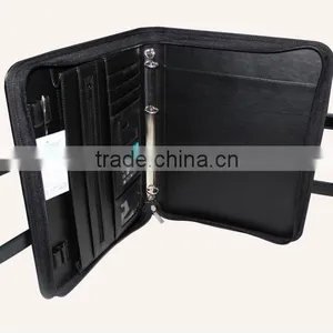 Embossed Business Leather Portfolio/folder With Handle /notepad/penholder thumbnail-1