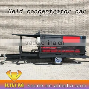 Gold Recovery and Mineral Separation Equipment Customized Gold Concentrator Car thumbnail-1