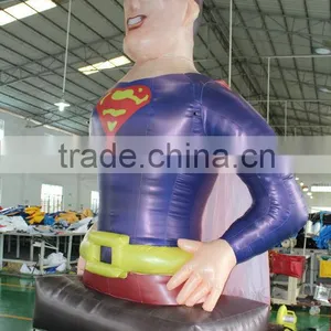 2015 Hot Sale Cheap Outdoor Inflatable Superman Advertising Cartoon Tube thumbnail-5