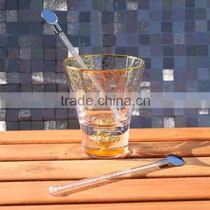 Very Useful Special Design Glass Cocktail Drink Stainless Steel Stirrer thumbnail-4