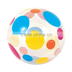 Transparent Rainbow Giant Beach Ball thumbnail-2