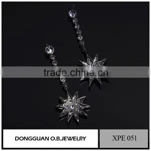Brass Fashion Stud Earrings, Women Earrings,diamond Earrings Fashion Jewelry 2016 thumbnail-2