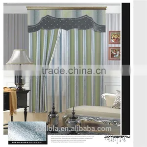 New Stripe Jacquard Window Curtain Fabric Yarn Dyed Jacquard Curtain Material Curtain Fabric thumbnail-5