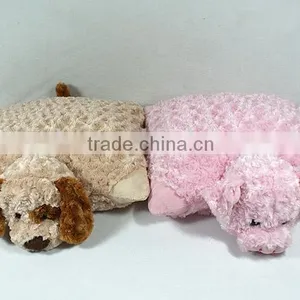 Plush Soft Toy Flower Embroidered Cushion Cover thumbnail-3