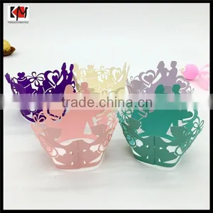 Hot Sale Exquisite Laser Cut Cupcake Wrapper thumbnail-1