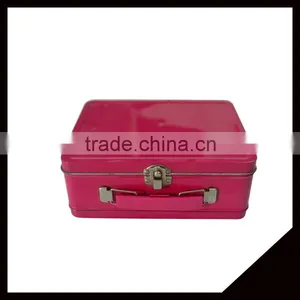 Wholesale Best Selling Rectangle Metal Lunch Container With Metal Buckle/Handles thumbnail-1