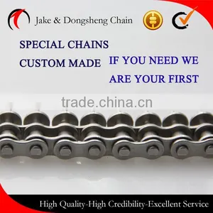 Sus304 Special Custome Made Conveyor Chains With Round Attachments and Long Pins thumbnail-2