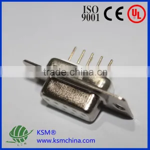 VGA Connector V/t for Board Male 9 Pin thumbnail-1