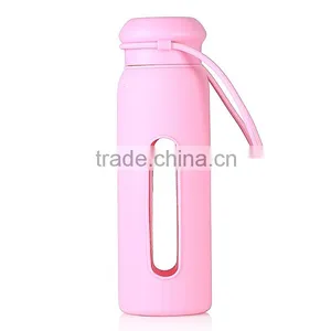 Partner Heat Resistant --30-150 Glass Coffee Cup Insulate 360 ml Water In Glass Bottles for Student Travel or Sport thumbnail-3