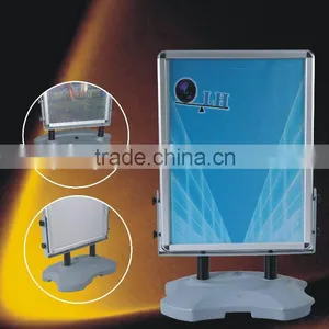 Outdoor Poster Board With Base Filled Water thumbnail-1