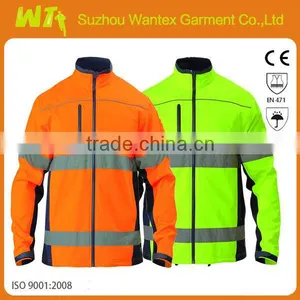 Reflective Safety Men's Waterproof Softshell Jacket thumbnail-1