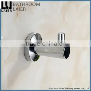 11935 Hot Sell Hotel Equipment Bathroom Accessory Set Wall Mount Robe Hook thumbnail-2