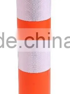 Orange Flexible EVA Plastic Warning Delineator Post thumbnail-3